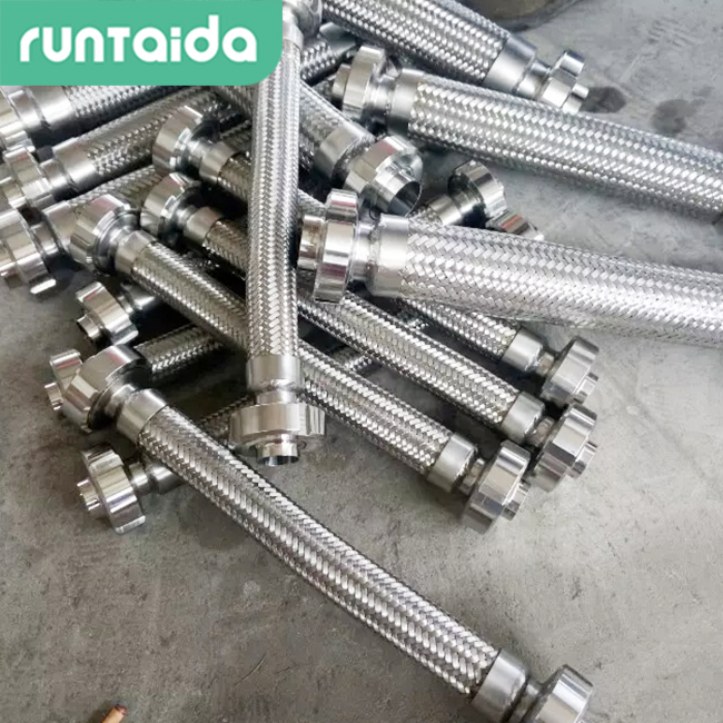 潤泰達(dá)—304不銹鋼金屬軟管 大口徑法蘭連接金屬軟管